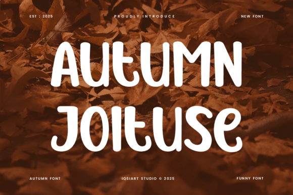 Autumn Joituse: A Charming Font for Cozy Designs