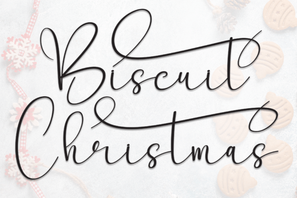 Biscuit Christmas: A Bold Handwritten Font for Impact