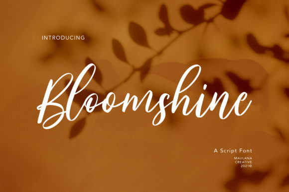 Bloomshine: Elevate Your Designs with a Handwritten Font