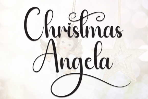 Christmas Angela: A Font That Radiates Warmth and Whimsy