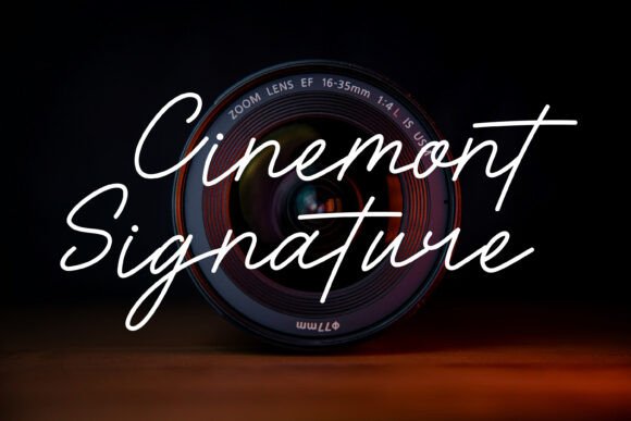 Cinemont Signature: A Smooth Handwritten Script