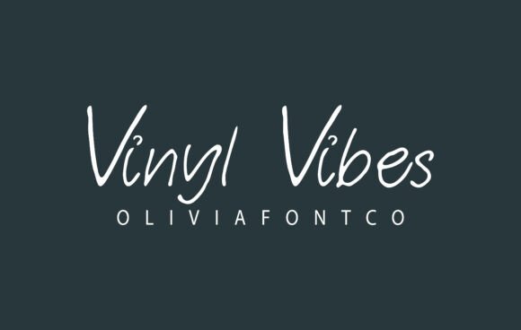 Discover the Authentic Charm of Vinyl Vibes Font