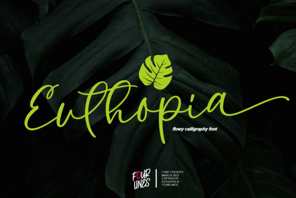 Euthopia: A Handwritten Font for Elegant Design