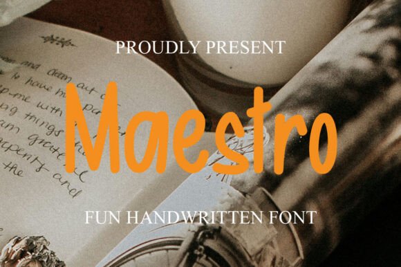 Maestro: The Timeless Handwritten Font for Modern Design