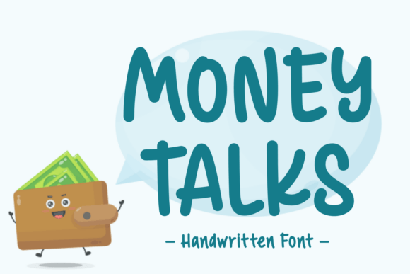 Money Talks Font: A Handwritten Asset for Authentic Design