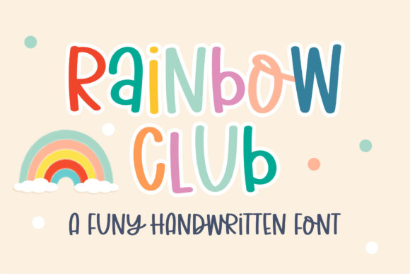 Rainbow Club: A Playful Font for Creative Designs