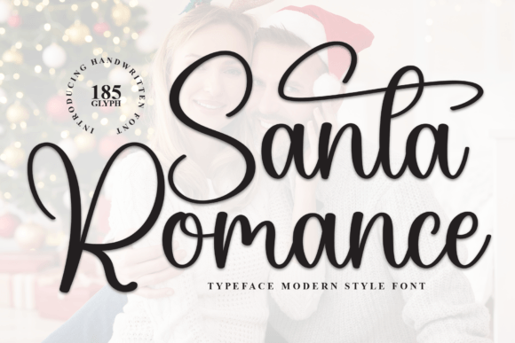 Santa Romance: A Font for Festive Visual Storytelling