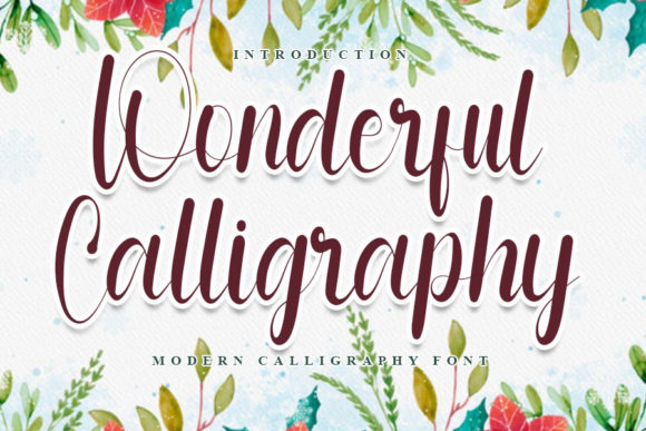 Wonderful Calligraphy: Elevating Design with Elegance