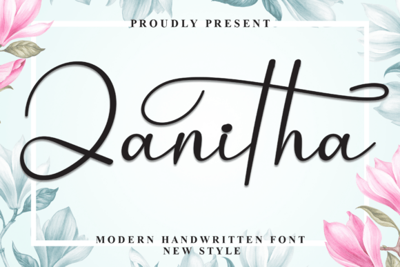 Zanitha: The Elegant Script Font for Modern Design